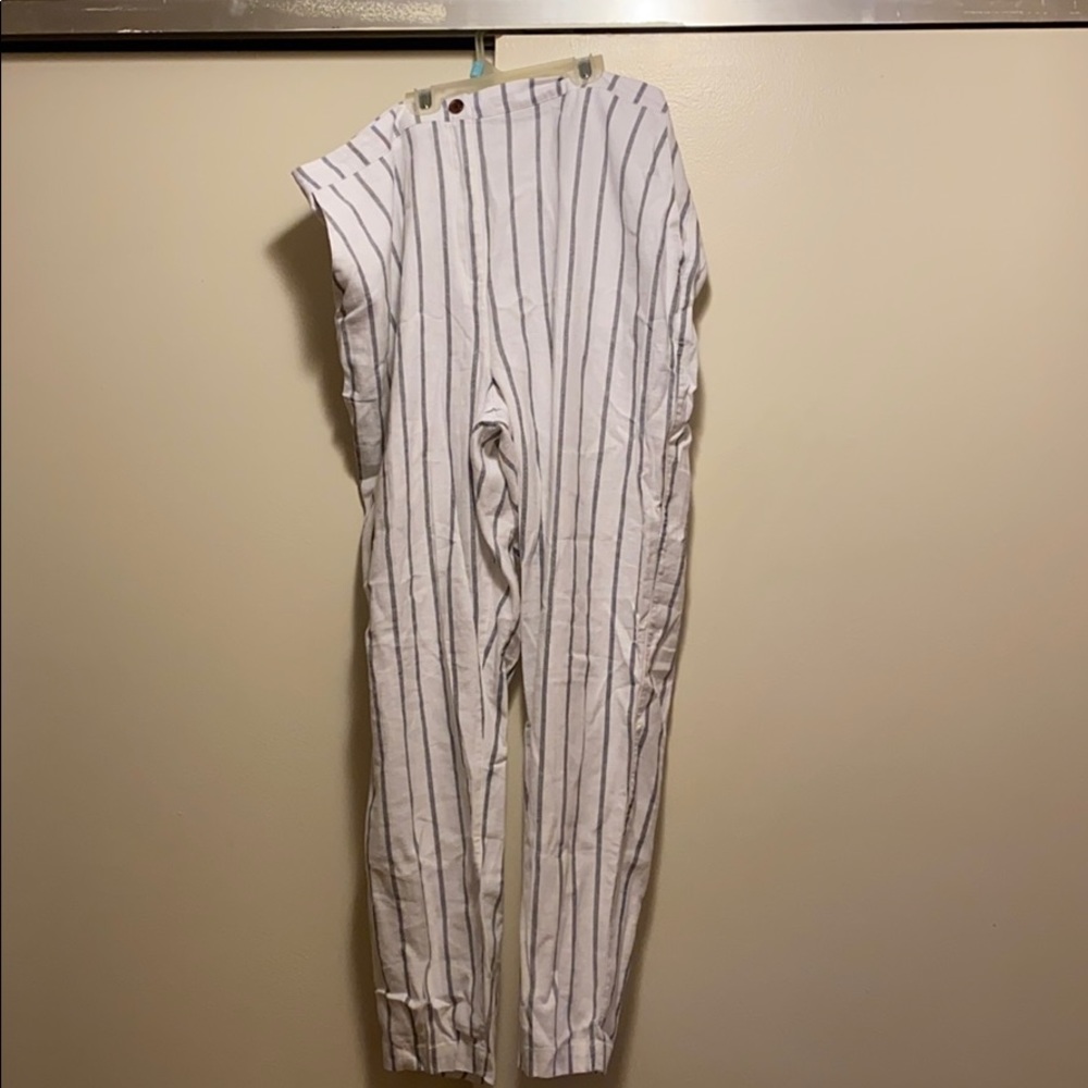 ASOS women Stripe linen pants - Picture 2 of 4